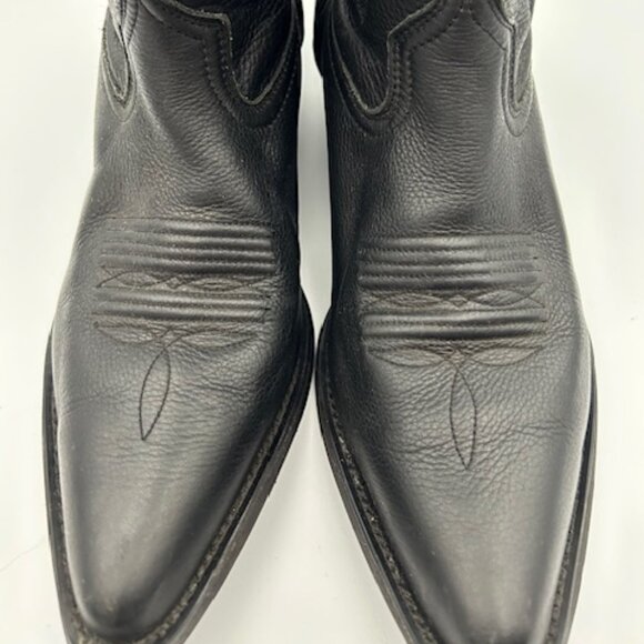 Ariat Women's J Toe Western Boot Black Leather Size 9 Style 10001038 (15771) - Picture 4 of 14